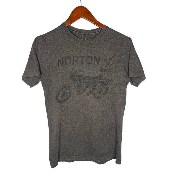 Norton Mens Motorcycle Tshirt Sz Small - Very Good - Picture 1 of 5